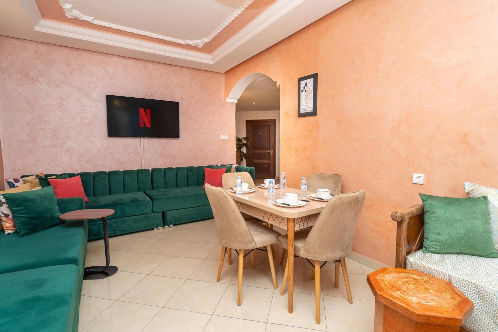 Appartement 2 Chambres Pres De La Corniche Tanger Buitenkant foto